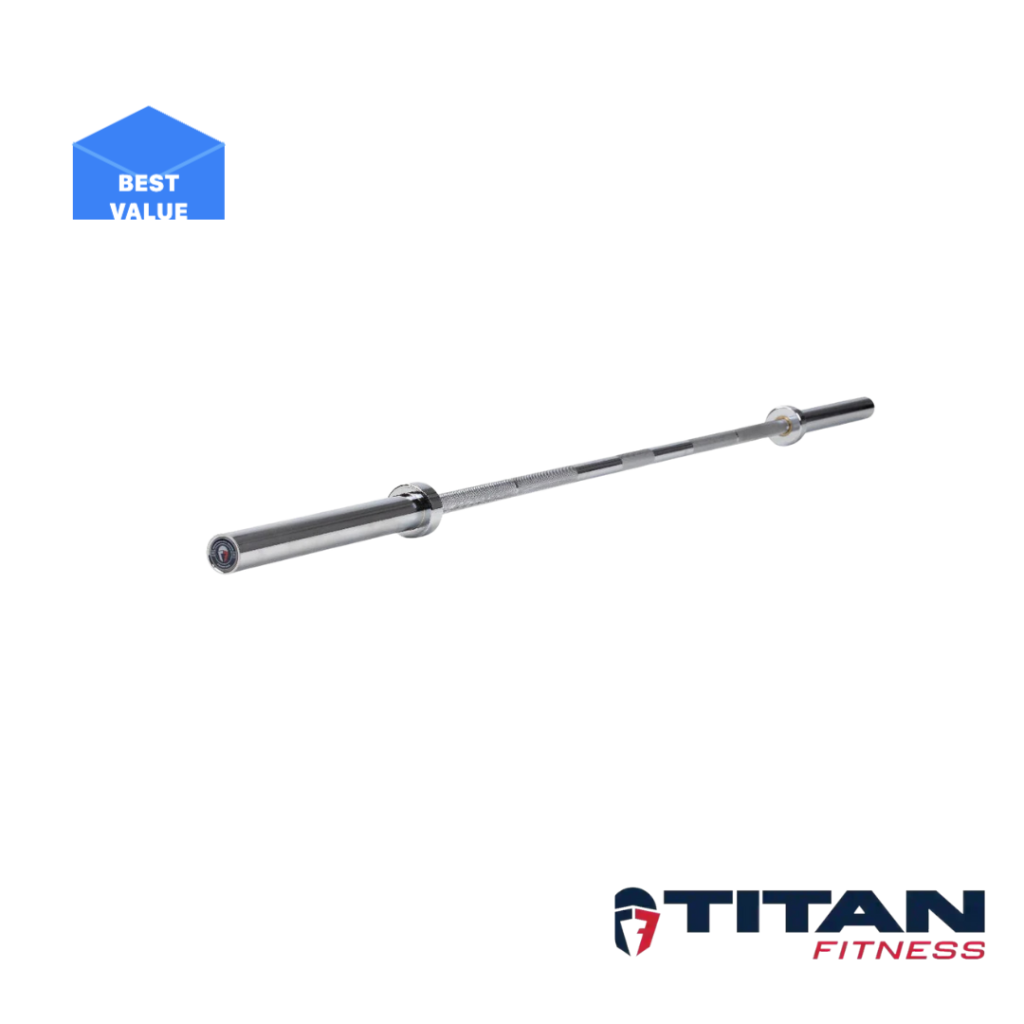 Solid powerlifting bar at a competitive price