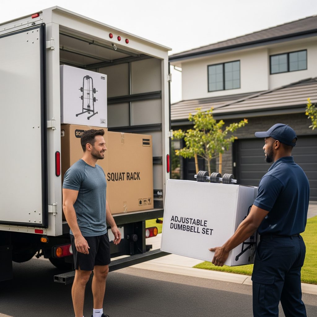 visualizing the satisfaction of receiving your home gym equipment