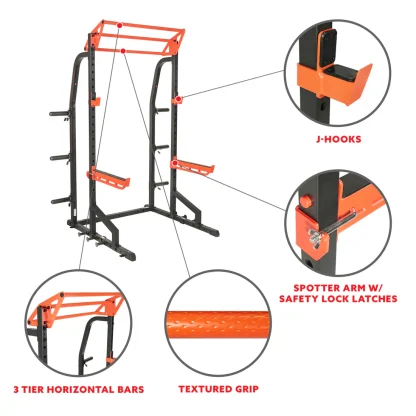 Sunny Health Half Rack - Image 2