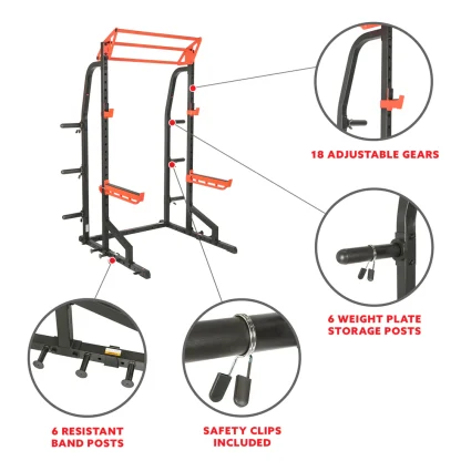 Sunny Health Half Rack - Image 3