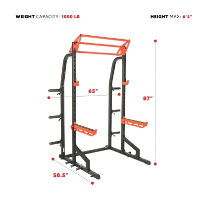 Sunny Health Half Rack - Image 4