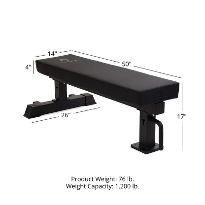 Titan Fitness Single Post Flat Bench - Image 4