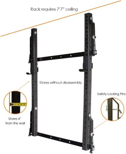 PRx Performance Pro Folding Squat Rack - Image 4