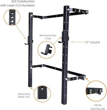 PRx Performance Pro Folding Squat Rack - Image 5