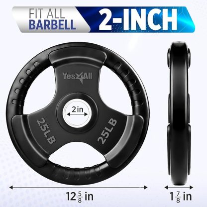 Yes4All Rubber Coated Grip Plates - Image 8