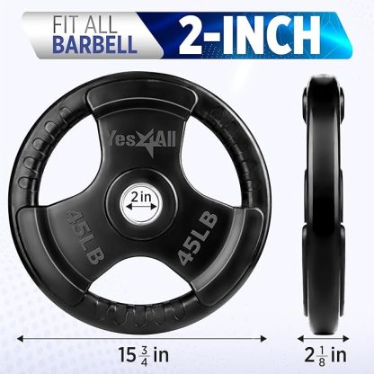 Yes4All Rubber Coated Grip Plates - Image 10