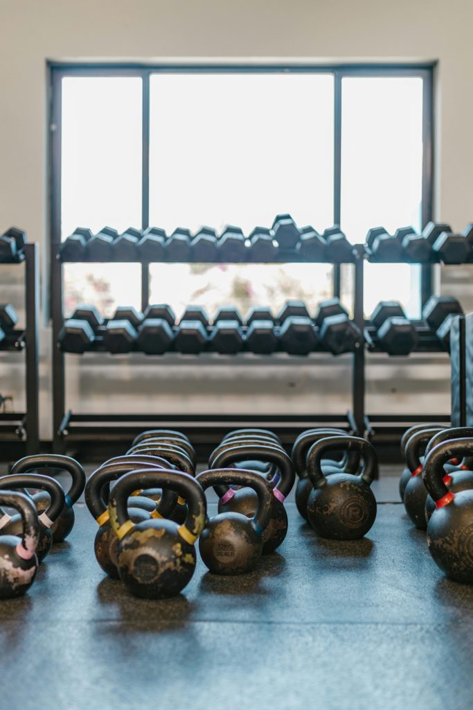 A few Kettlebells can actually substitute for a LOT of dumbbells.