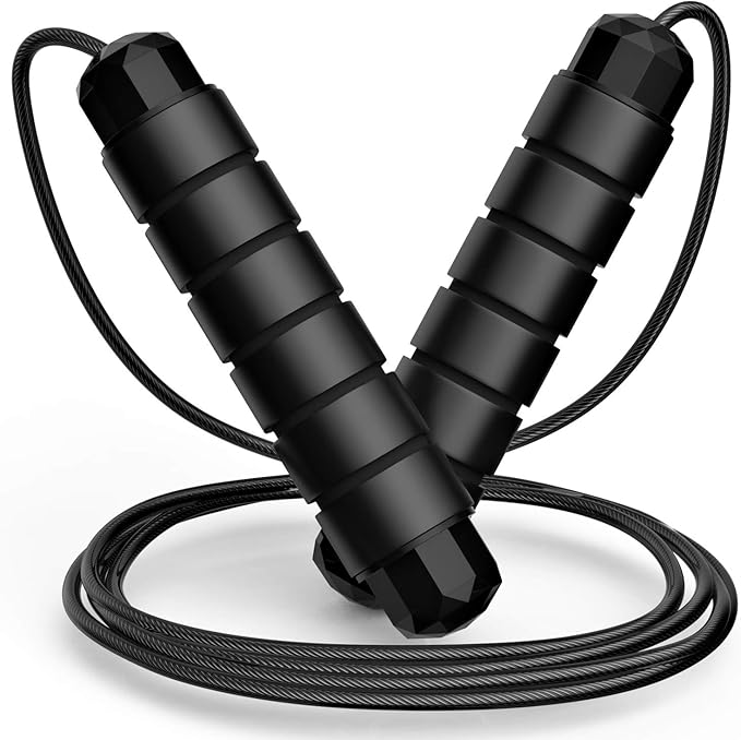we think the best cardio is running outside, and the second best is a jump rope