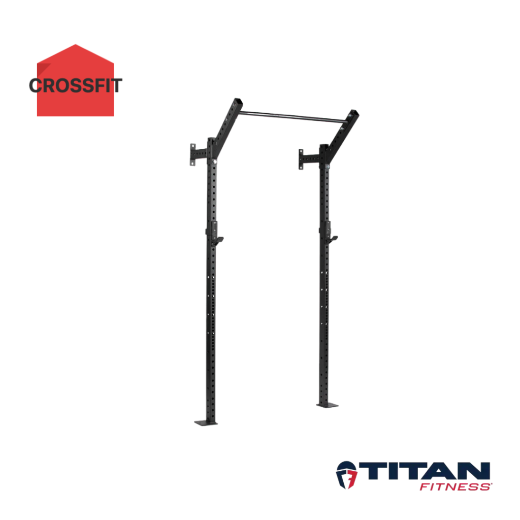 When building specifically for a CrossFit home gym, we really like the T3 wall fixed rack.