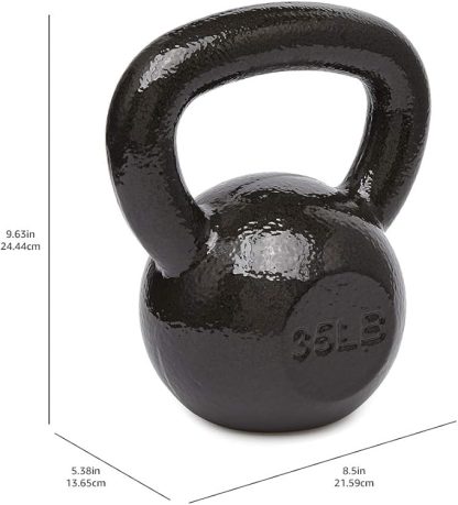 Amazon Basics Cast Iron Kettlebell - Image 2