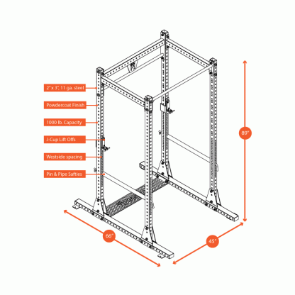 Rugged Warrior Power Rack - Image 2
