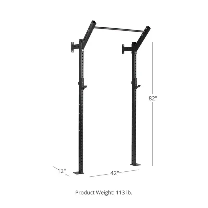 Titan Fitness T-3 Series Wall-Mounted Rack - Image 4
